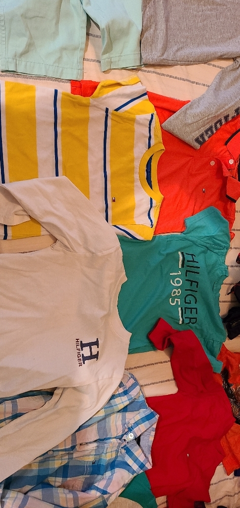 BOYS 9 PIECE TOMMY HILFIGER LOT SIZE 5